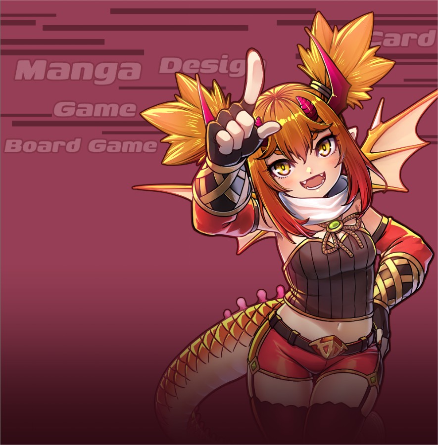 Character Design commission card game board game